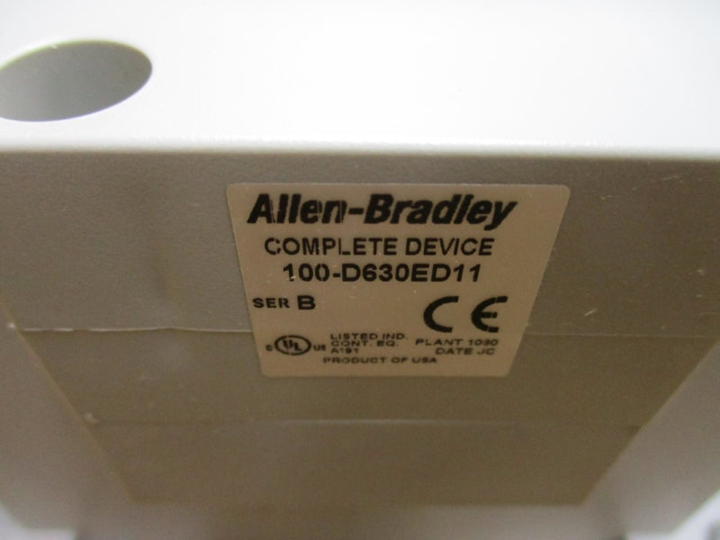 ALLEN BRADLEY 100-D630ED11 SER. B 110-130V 800A (BR/WH) NSMP