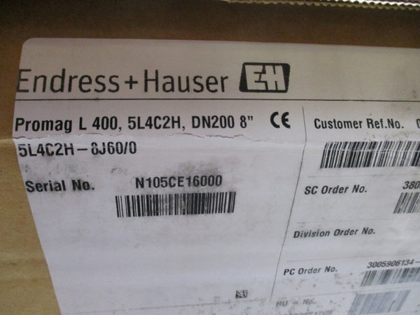 ENDRESS+HAUSER 5L4C2H-8J60/0 284PSI NSMP