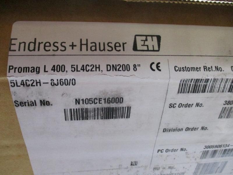 ENDRESS+HAUSER 5L4C2H-8J60/0 284PSI NSMP