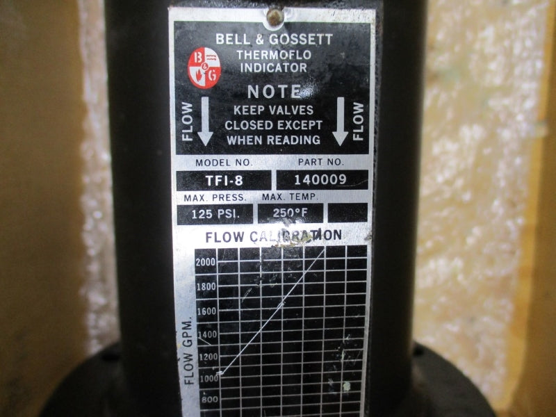 BELL & GOSSETT 140009 TFI8 125PSI 250'F NSMP