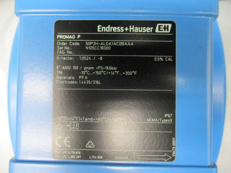 ENDRESS+HAUSER 50P2H-ALGA1AC0BAAA 85-260VAC 8" NSMP