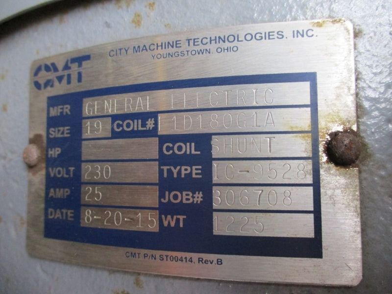 GENERAL ELECTRIC DC BRAKE IC9528A104J3AA1 IC9528A100NC1AADC 230V 25A NSNP