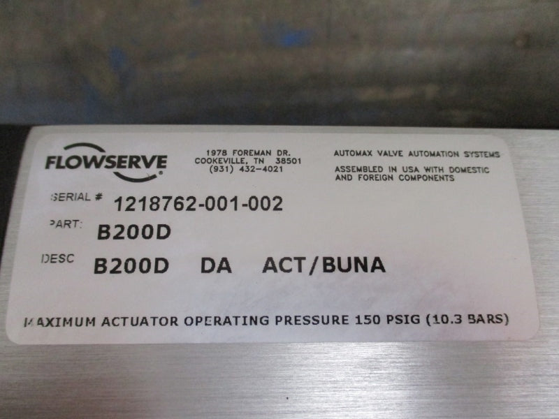 MRC GLOBAL B200D W/ VELAN B16.34 F16-18P02-ACAA-G 5004-400 150PSI NSNP