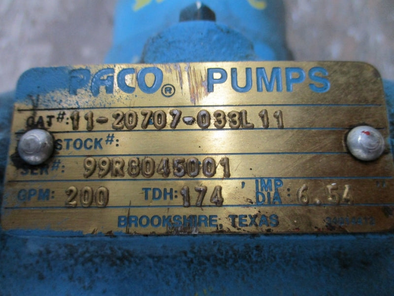 PACO PUMPS 11-20707-033L11 UNMP