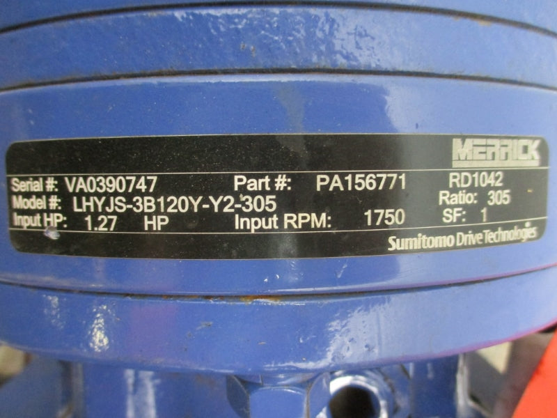 MERRICK SUMITOMO LHYJS-3B120Y-Y2-305 PA156771 CH158LGE NSNP