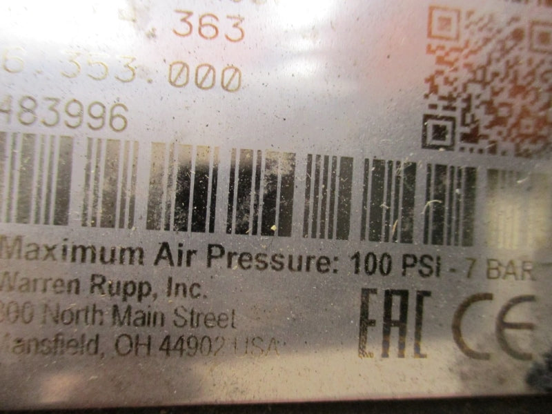 SANDPIPER HD20F1PVSPNS000 100PSI NSNP