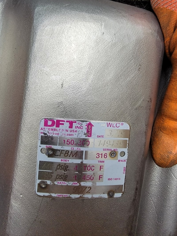 DFT 9072 720PSI 8" NSMP