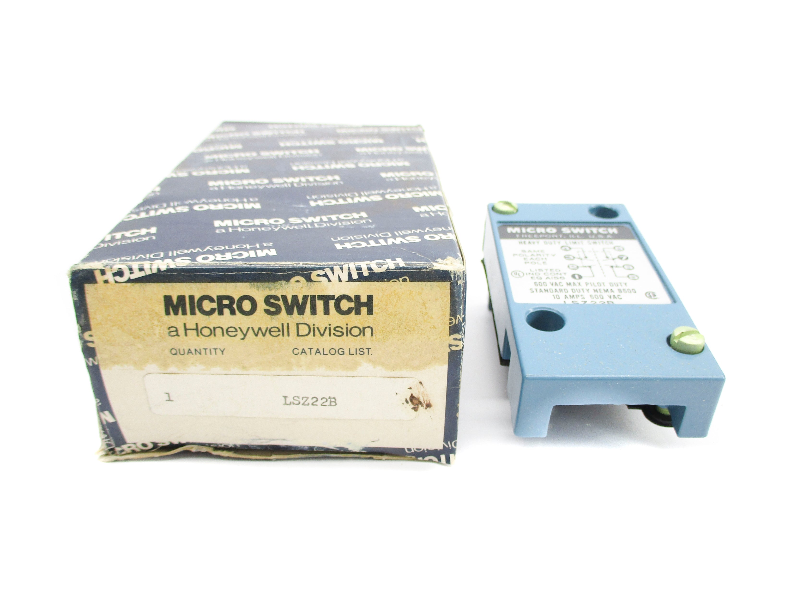 MICRO SWITCH LSZ22B 600VAC 10A NSMP