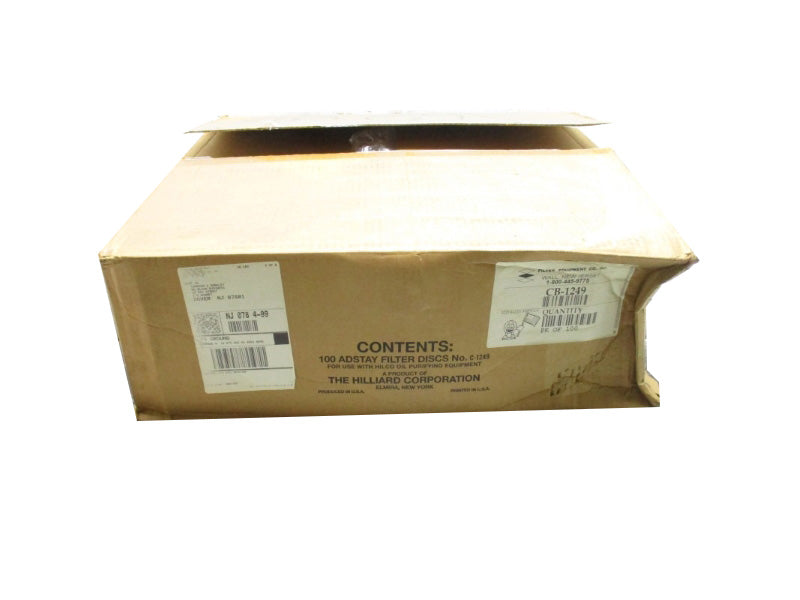 FILTER EQUIPMENT CB-1249 (PKG OF 100) NSMP