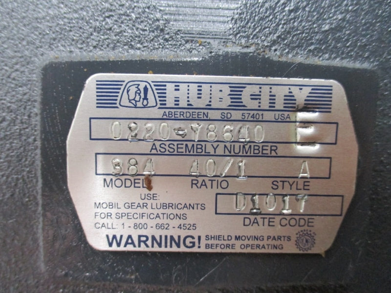 HUB CITY 0220-78640L 384 STYLE A NSNP