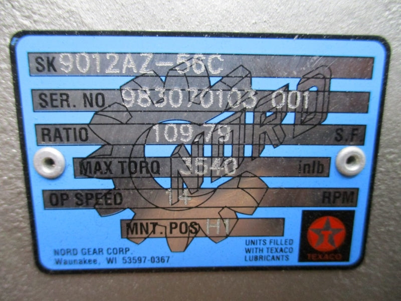 NORD SK9012AZ-56C NSNP