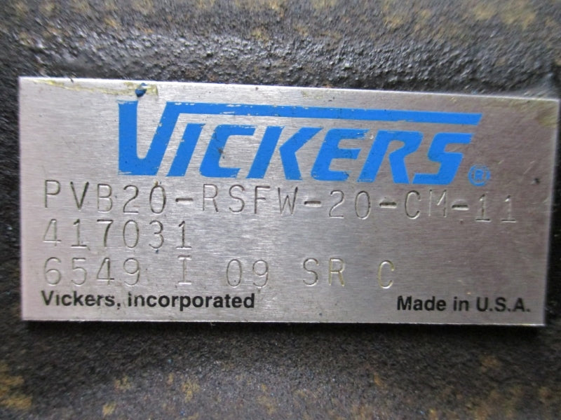 VICKERS PVB20-RSFW-20-CM-11 NSNP