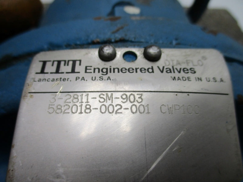 ITT ENGINEERED VALVES 3-2811-SM-903 UNMP