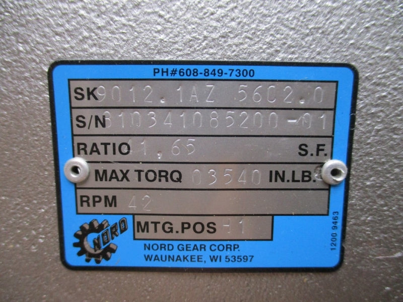 NORD 9012.1AZ 5602.0 NSNP
