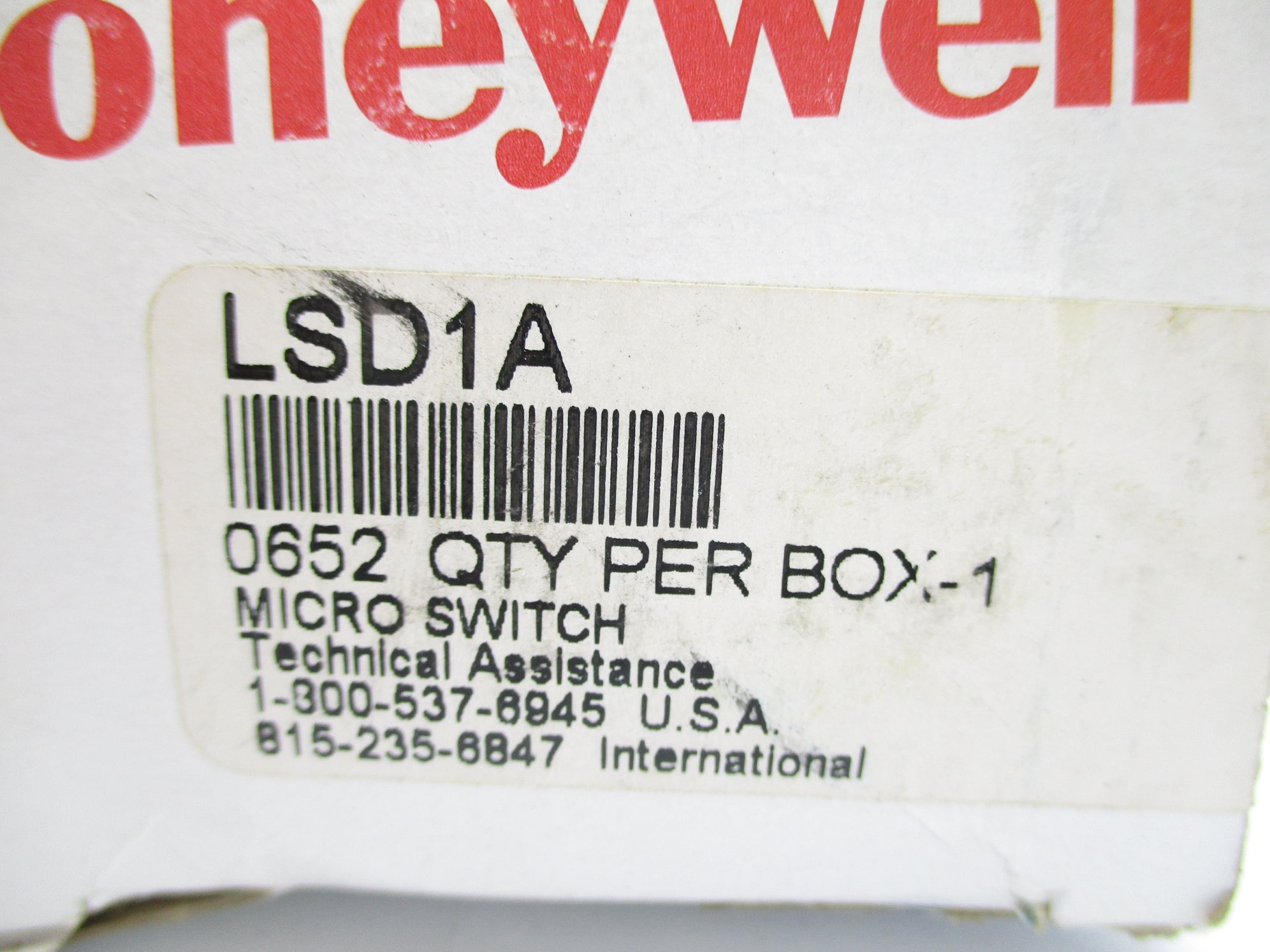 HONEYWELL LSD1A 600VAC 10A NSMP