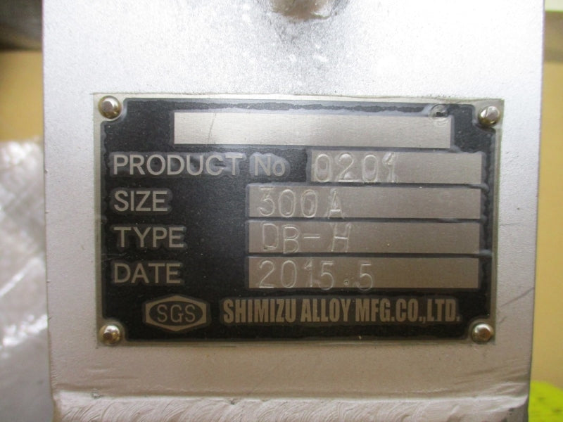 SHIMIZU ALLOY 0201 TYPE DB-H W/ ROTORK YS13-00 110V 0.85A 24S NSMP