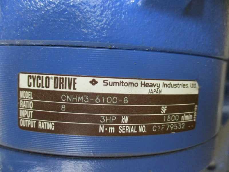 SUMITOMO CNHM3-6100-8 W/ TC-F 208V 8.63A NSMP