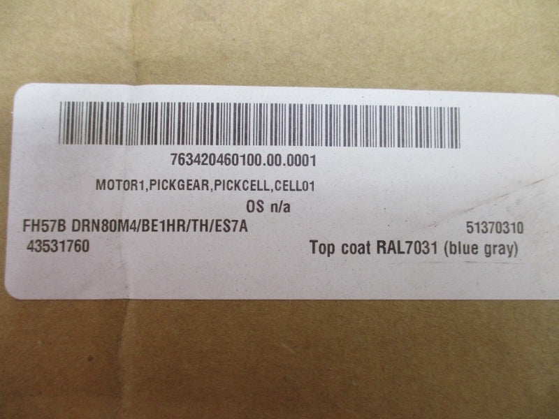 SEW-EURODRIVE FH57BDRN80M4/BE1HR/TH/ES7A 87.7634204601.0001.18.10 220/230V 3.05/1.75A NSMP