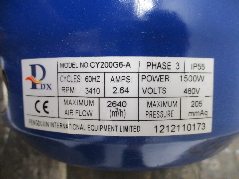 PENGDUXING INTERNATIONAL 90S-2 121210 W/ CY200G6-A 480V 2.64A NSNP