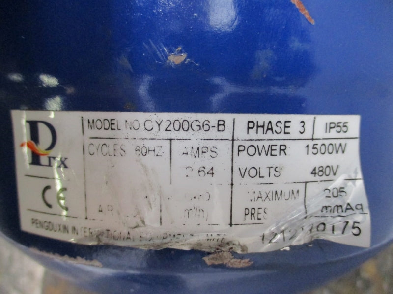 PENGDUXING INTERNATIONAL 90S-2 121210 W/ CY200G6-B 480V 2.64A (AS PICTURED) NSNP