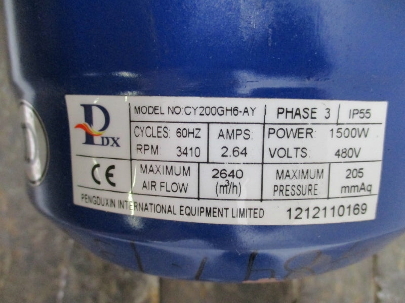 PENGDUXING INTERNATIONAL 90S-2 121210 W/ CY200GH6-AY 460V, 2.64A NSNP