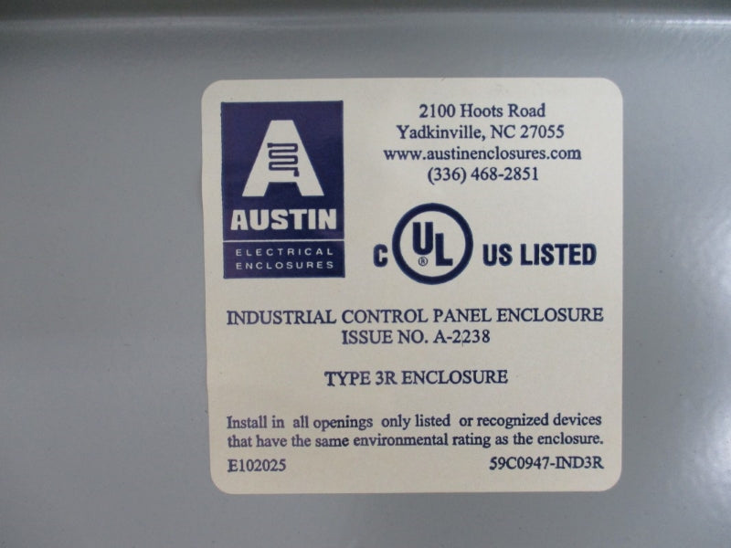 AUSTIN ELECTRICAL 59C0947-IND3R TYPE 3R NSNP