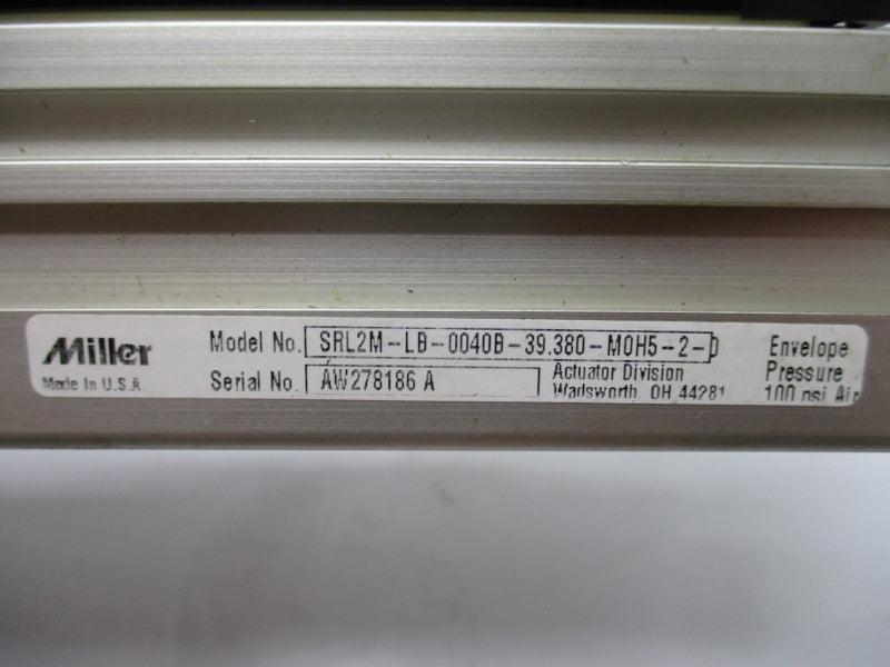 MILLER SRL2M-LB-0040B-39.380-M0H5-2-0 100PSI NSNP