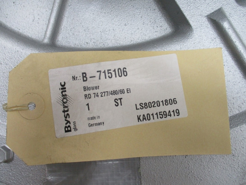 ELEKTROR NRD112L RD74 W/ BYSTRONIC B-715106 277/480V 13.20/7.60A NSNP