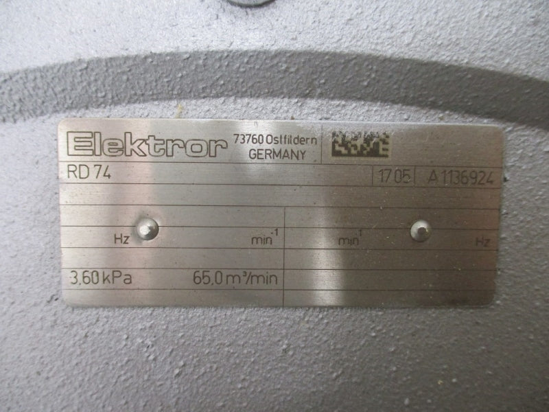 ELEKTROR NRD112L RD74 W/ BYSTRONIC B-715106 277/480V 13.20/7.60A NSNP