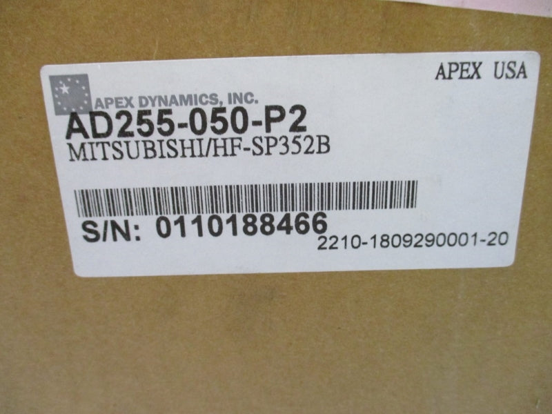 APEX DYNAMICS AD255-050-P2 W/ MITSUBISHI HF-SP352B NSMP