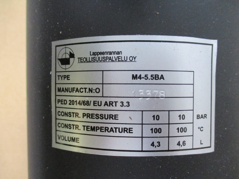 LAPPEENRANNAN TEOLLISUUSPALVELU OY M4-5.5BA 13378 NSNP