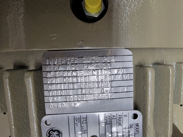 GENERAL ELECTRIC 5KS184SAA105B 230/460V 12.8/6.4A NSMP