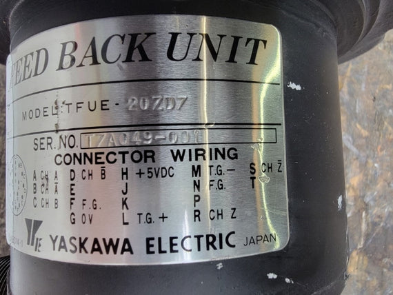 YASKAWA ELECTRIC UGCMED-15AA10Z W/ TFUE-20ZD7 158V 55.0A NSNP