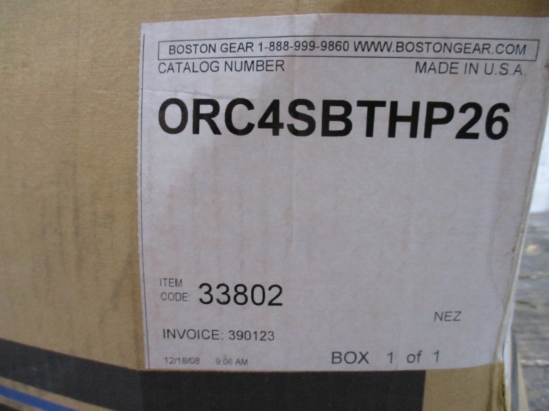 BOSTON GEAR ORC4SBTHP26 NSMP