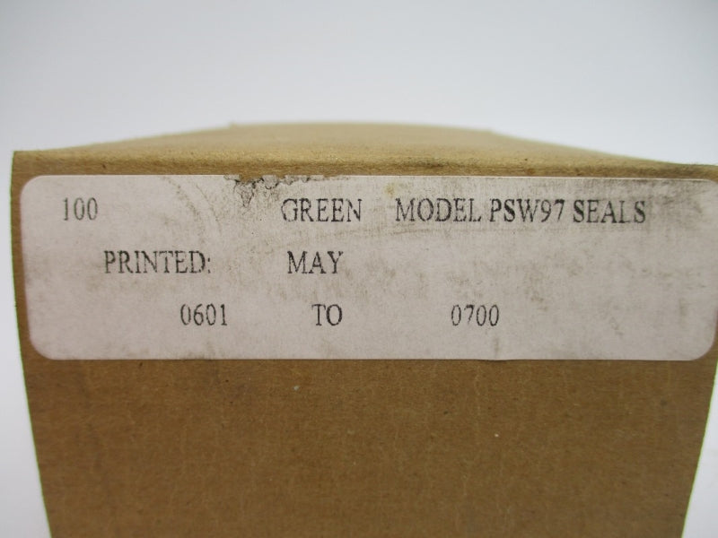 SEAL PSW97 MAY (GREEN) (PKG OF 100) NSMP