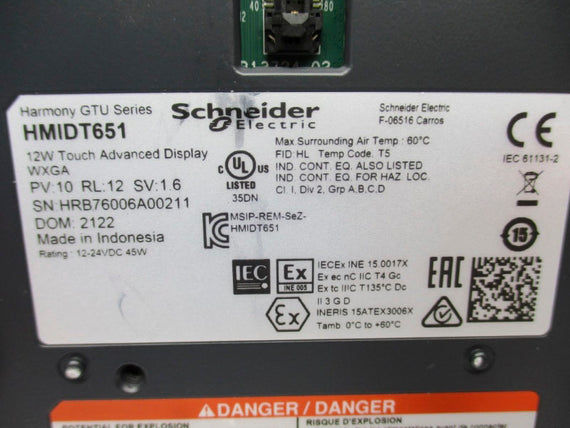 SCHNEIDER ELECTRIC HMIDT651 12-24VDC NSNP