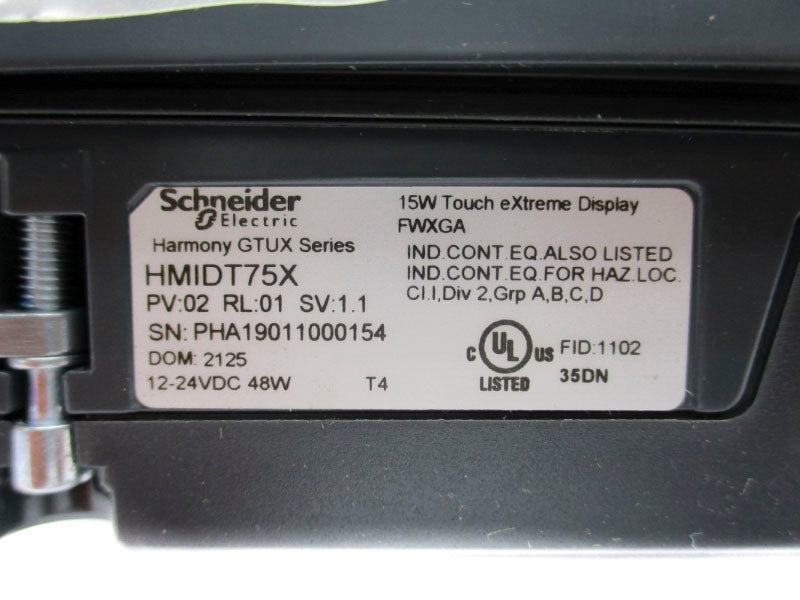 SCHNEIDER ELECTRIC HMIDT75X 12-24VDC (AS PICTURED) NSNP
