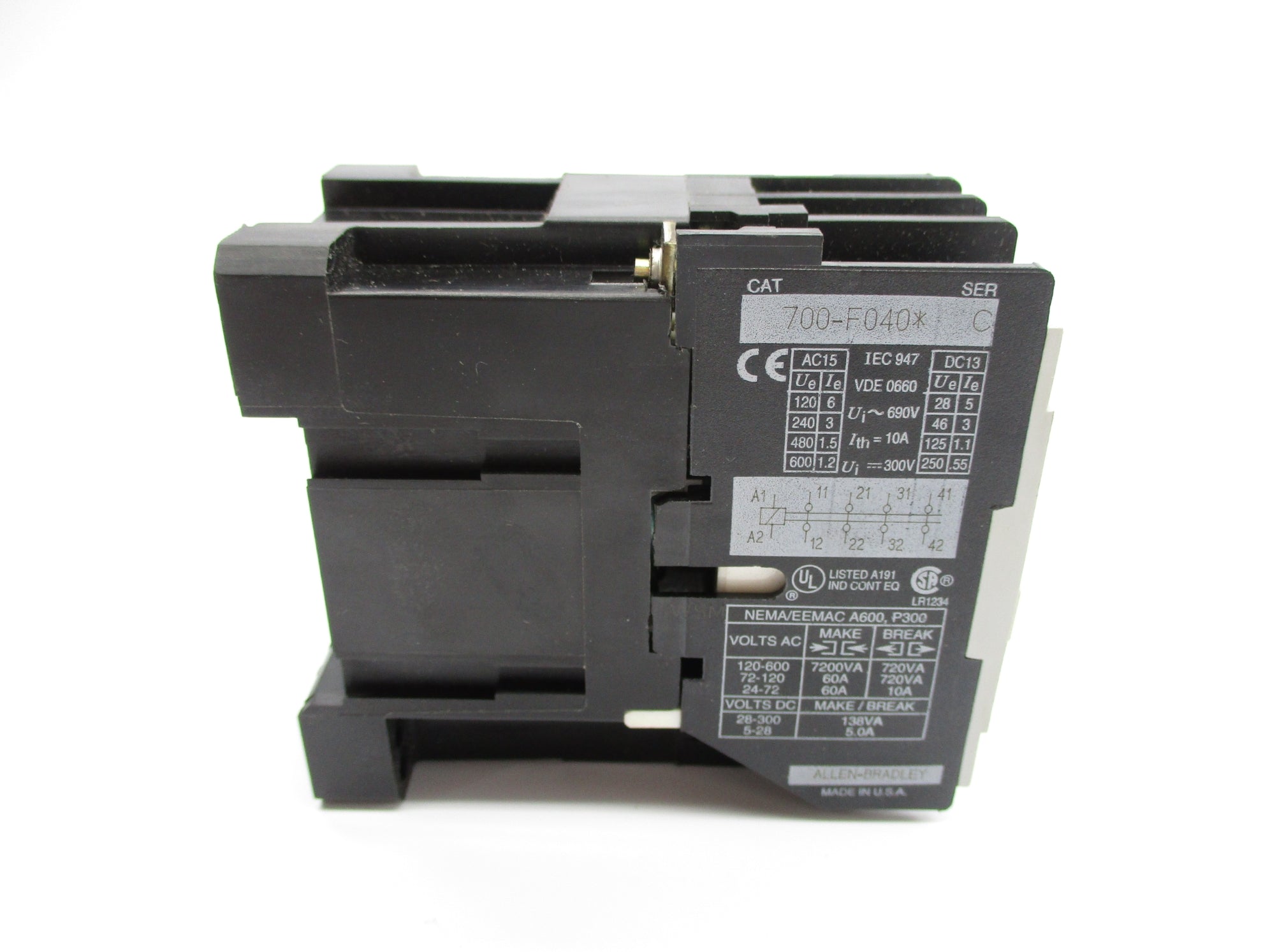 INDUSTRIAL SPARE PART 700-F040D SER. C 110/120V NSNP
