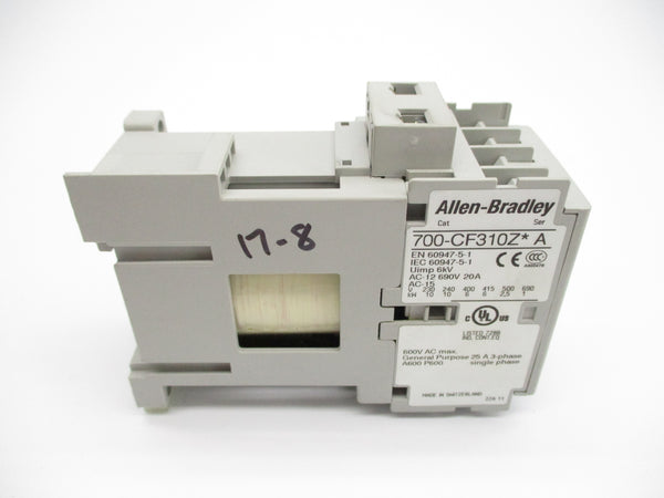 ALLEN BRADLEY 700-CF310ZJ SER. A 24VDC NSNP