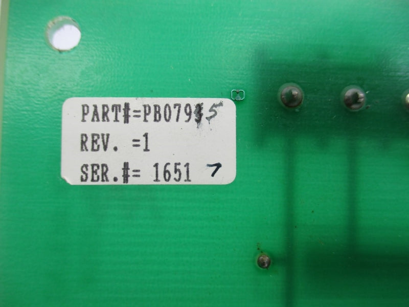 ENVIRONMENTAL ELEMENTS PB0795 REV. 1 NSNP