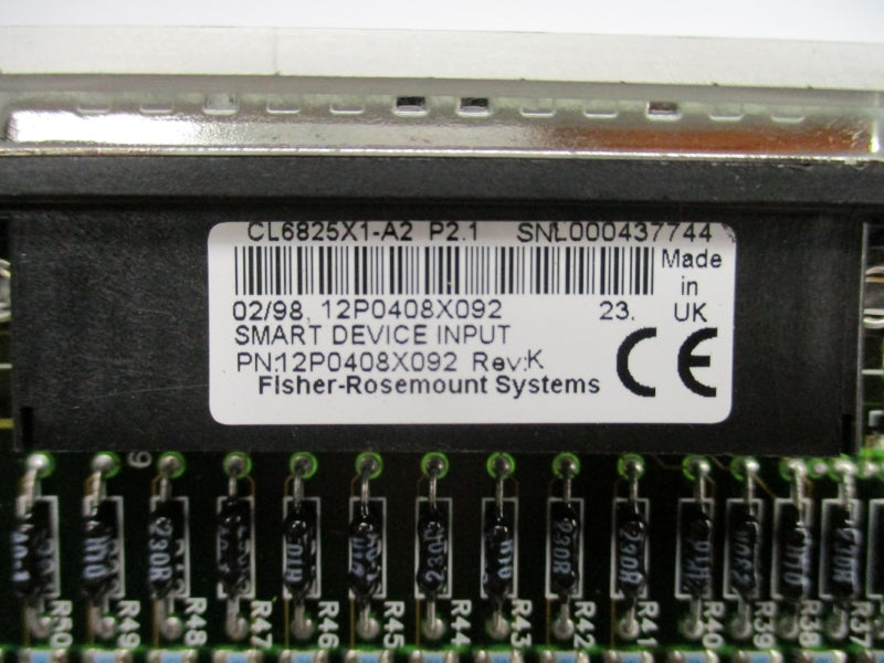 FISHER ROSEMOUNT CL6825X1-A2 12P0408X092 REV. K NSNP