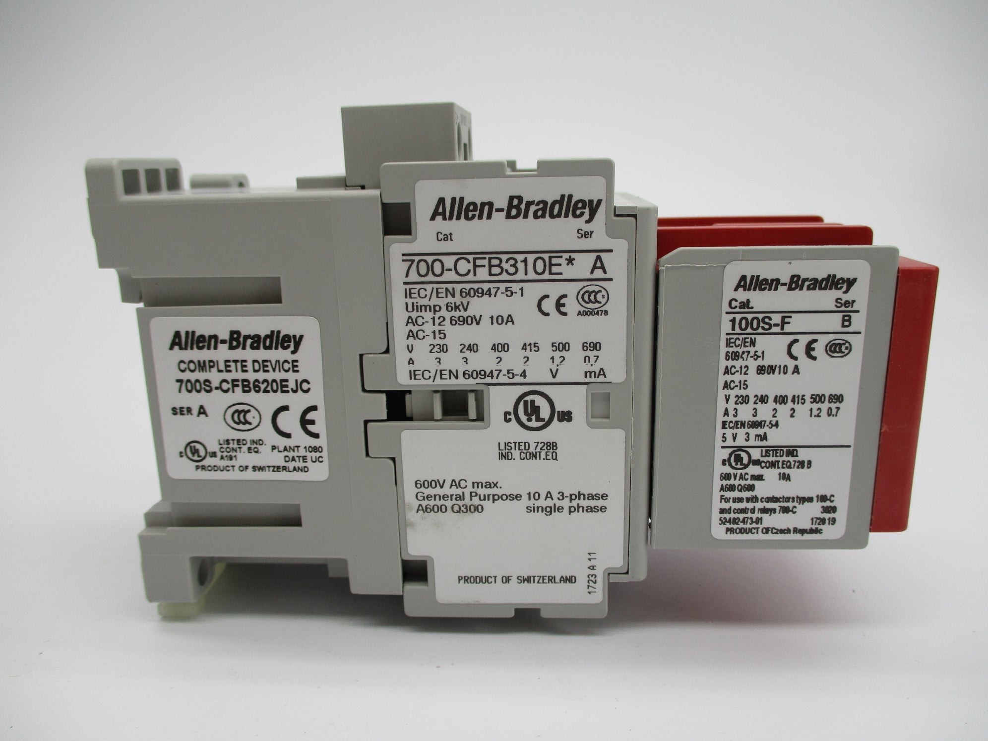 INDUSTRIAL SPARE PART 700S-CFB620EJC SER. A 24VDC 3A (BR/WH) NSMP