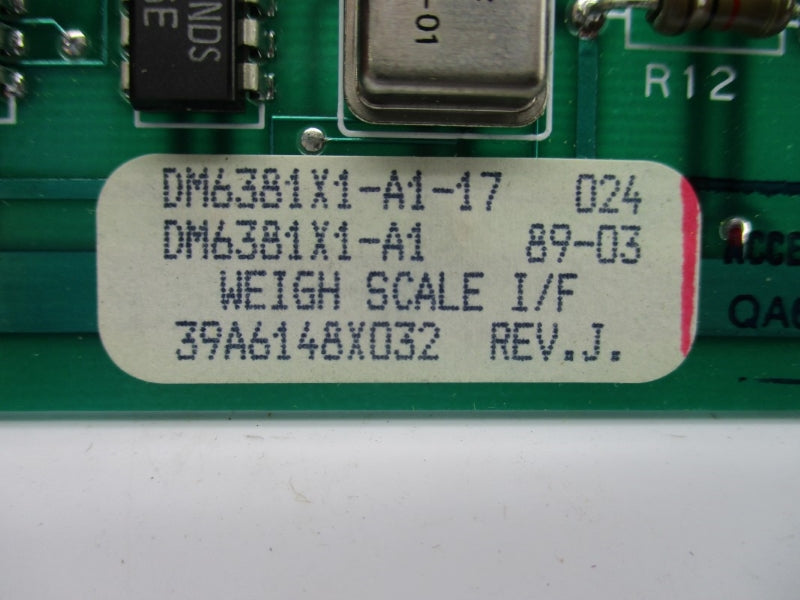 EMERSON DM6381X1-A1 39A6148X032 REV. J UNMP