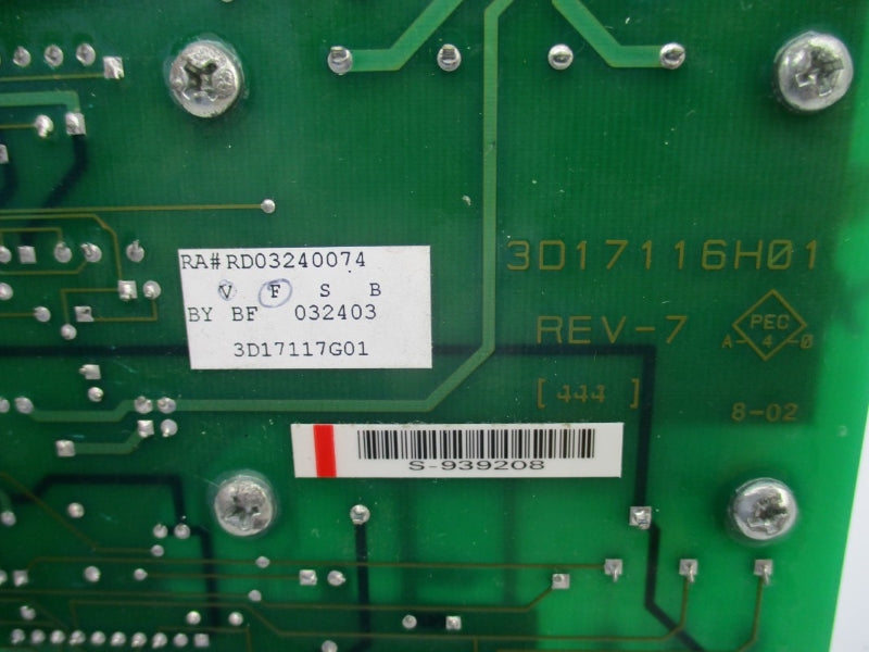 EMERSON 3D17117G01 3D17116H01 REV. 7 NSNP