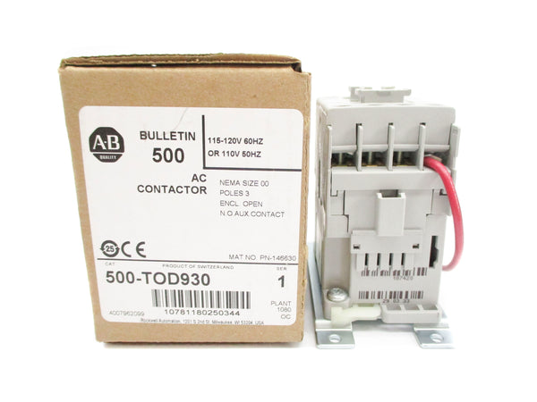 ALLEN BRADLEY 500-TOD930 SER. 1 110/120V (BR/WH) NSMP