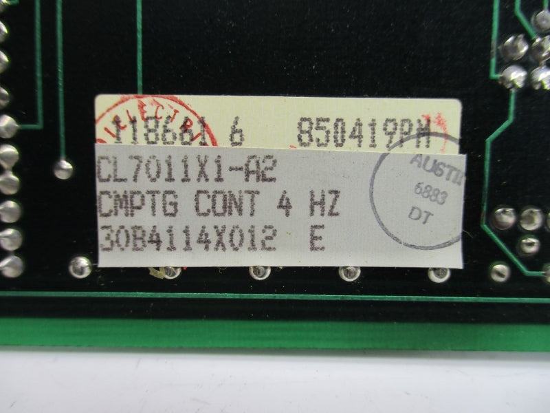 EMERSON CL7011X1-A2 30B4114X012 REV. E UNMP