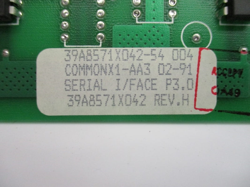 COMMONX1-AA3 39A8571X042 REV. H UNMP