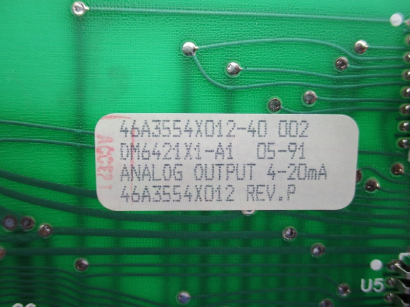 EMERSON DM6421X1-A1 46A3554X012 REV. P UNMP