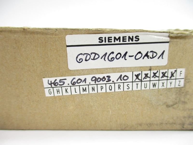 SIEMENS 6DD1601-0AD1 NSMP