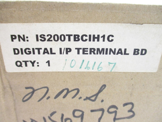 GENERAL ELECTRIC IS200TBCIH1C NSMP